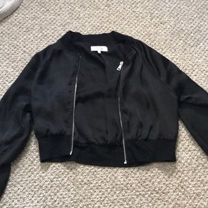Light Black bomber jacket